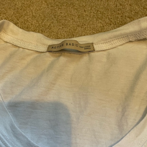 Basic white fitted tee - Picture 3 of 3